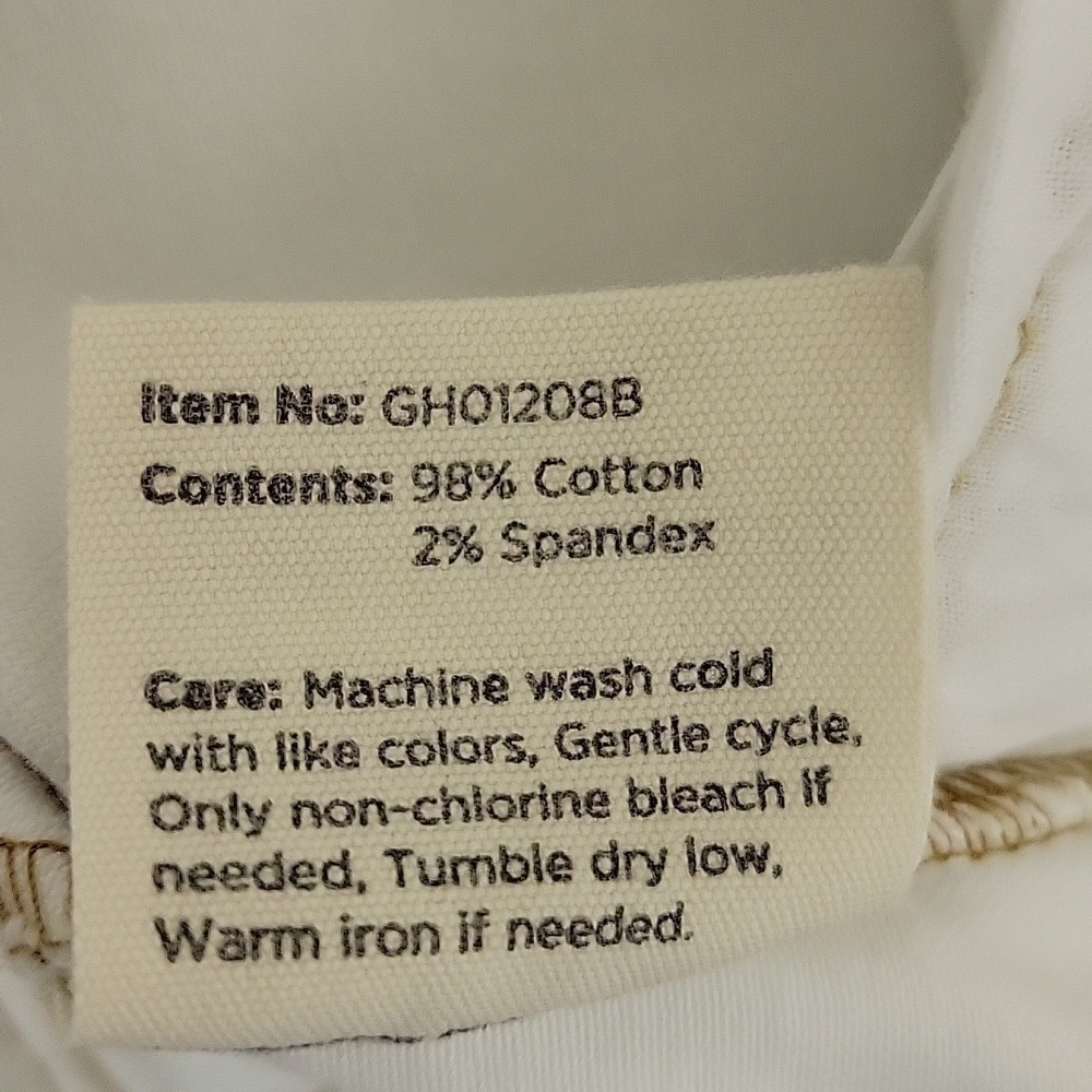 Good Hart From Matilda Jane Women's White Jeans Sz 10. Windsor Straight Crop - Picture 7 of 7